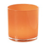 Waxinelichthouder - rood - ø10x10 cm