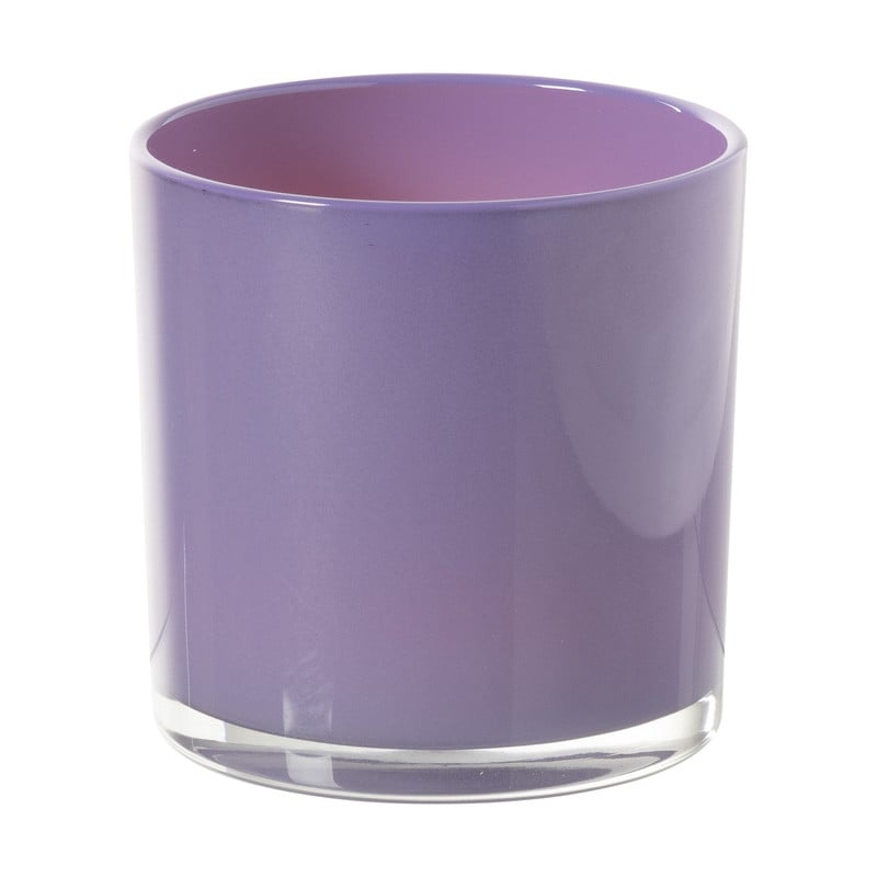 Waxinelichthouder - paars - ø10x10 cm