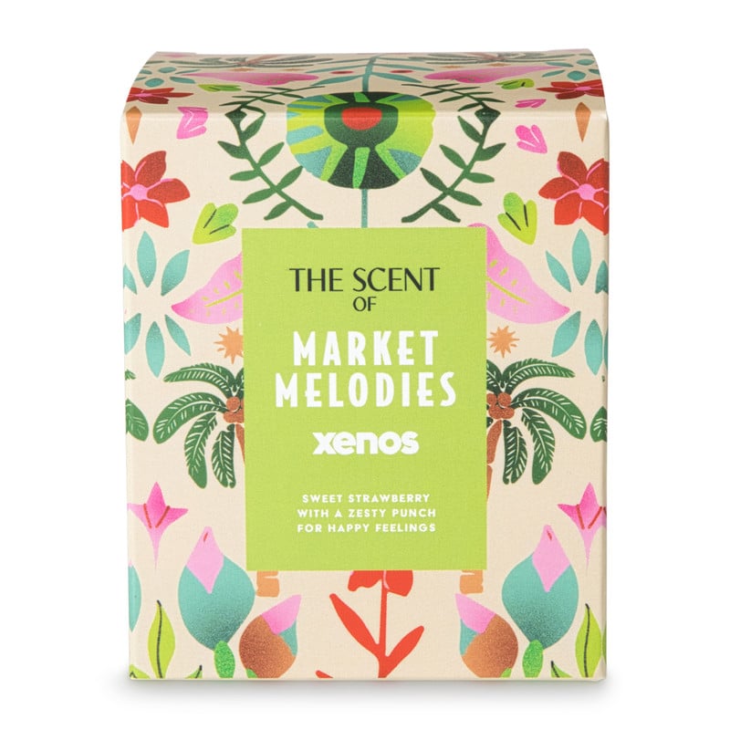 Geurkaars Market Melodies - ø9.5x7.9 cm