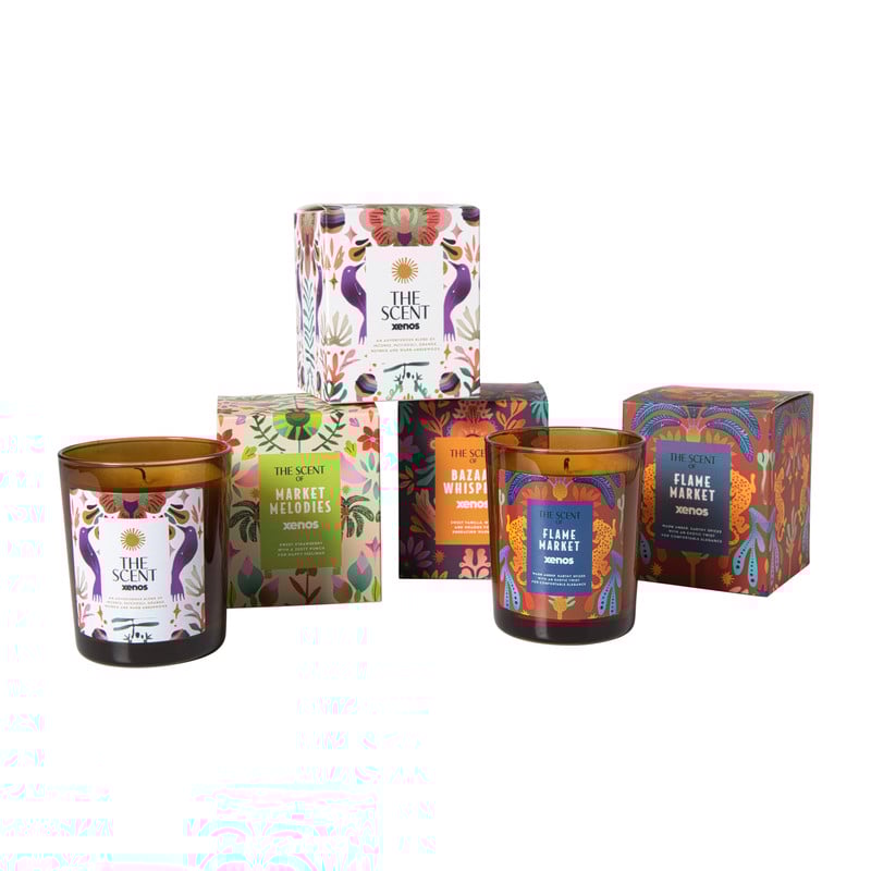 Geurkaars Market Melodies - ø9.5x7.9 cm