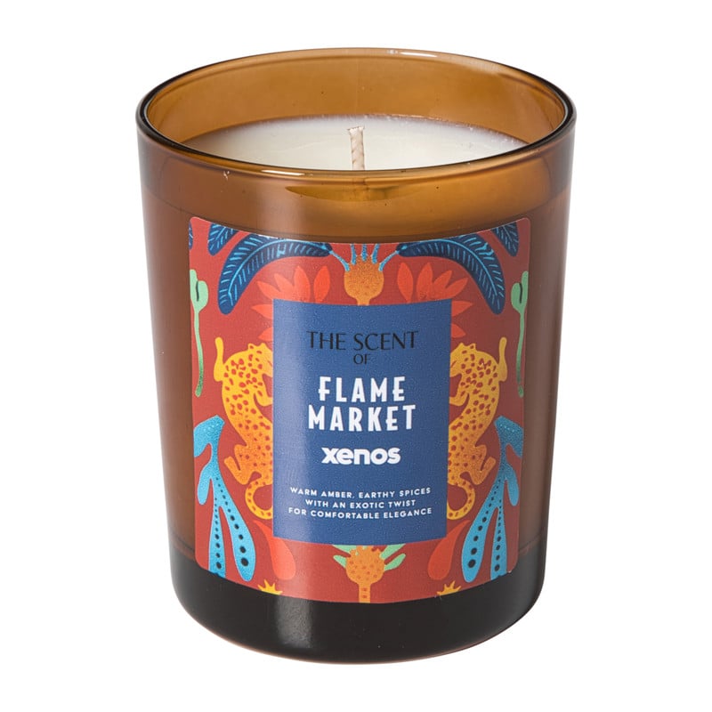 Geurkaars Flame Market - ø9.5x7.9 cm