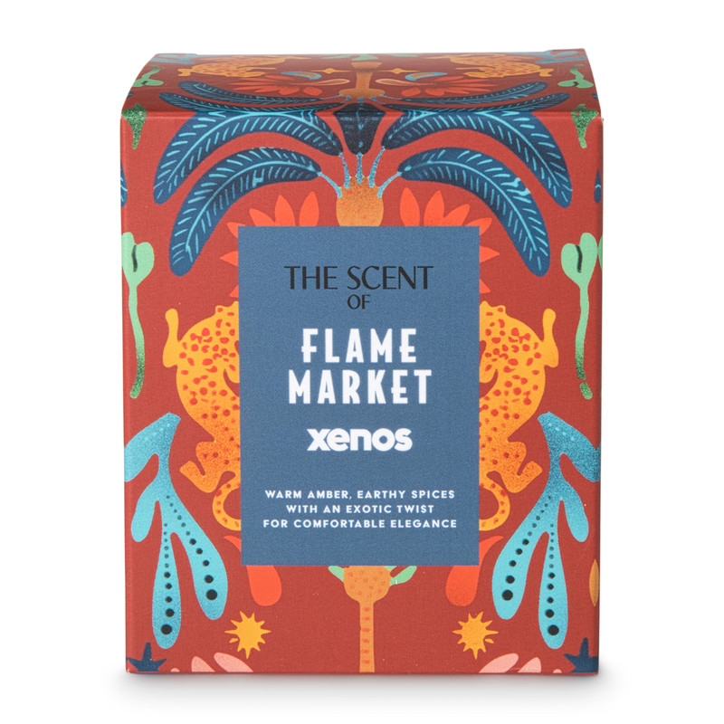 Geurkaars Flame Market - ø9.5x7.9 cm