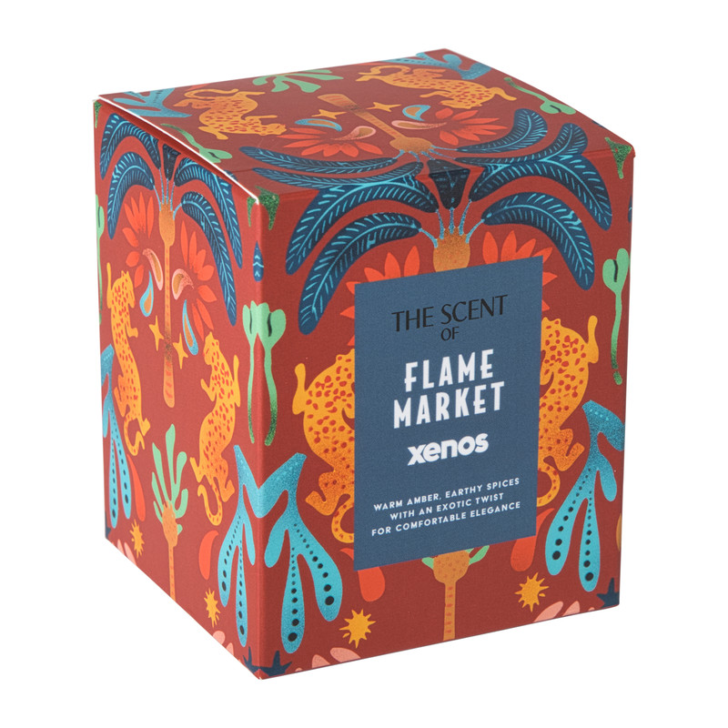 Geurkaars Flame Market - ø9.5x7.9 cm