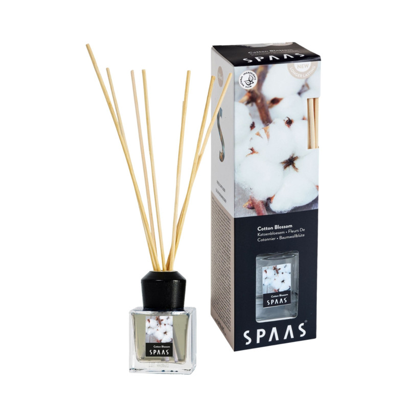 Geurstokjes cotton blossom - ø6x20 cm