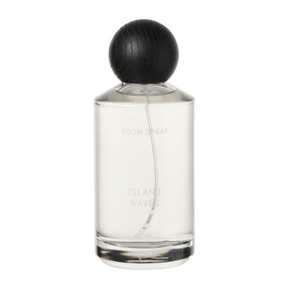 Roomspray island waves - grijs - 100 ml