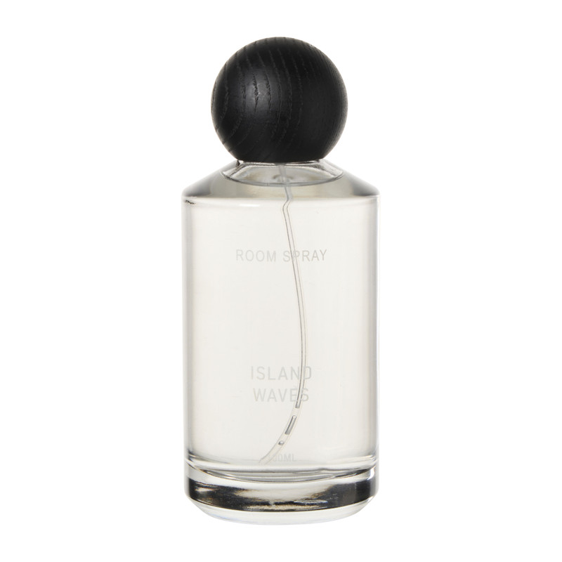 Roomspray island waves - grijs - 100 ml