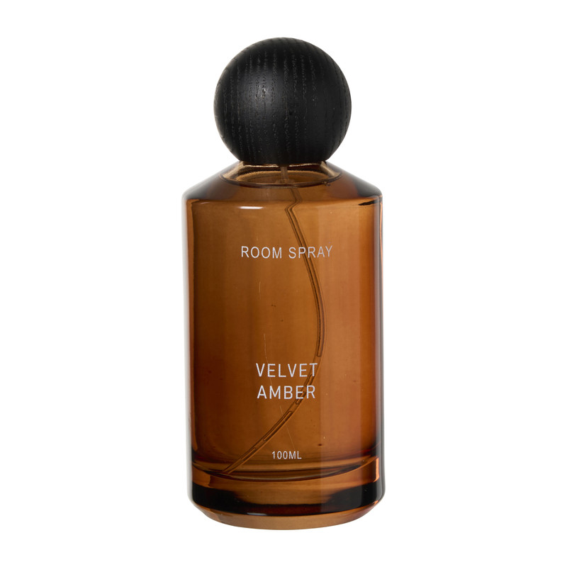 Roomspray velvet amber - bruin - 100 ml