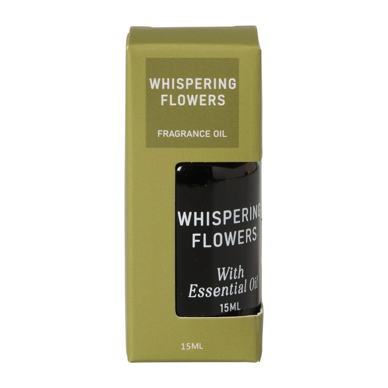 Geurolie whispering flowers - groen - 15 ml