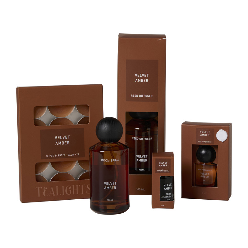 Geurolie velvet amber - bruin - 15 ml