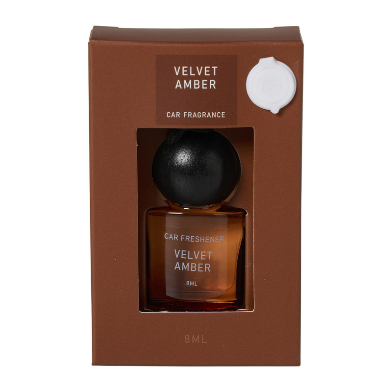 Autogeurtje velvet amber - bruin