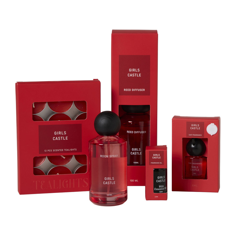 Autogeurtje girls castle - rood