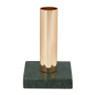 Kaarshouder marmer - groen - 7x7x10.5 cm 