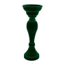 Kaarshouder velvet - groen - 33 cm 
