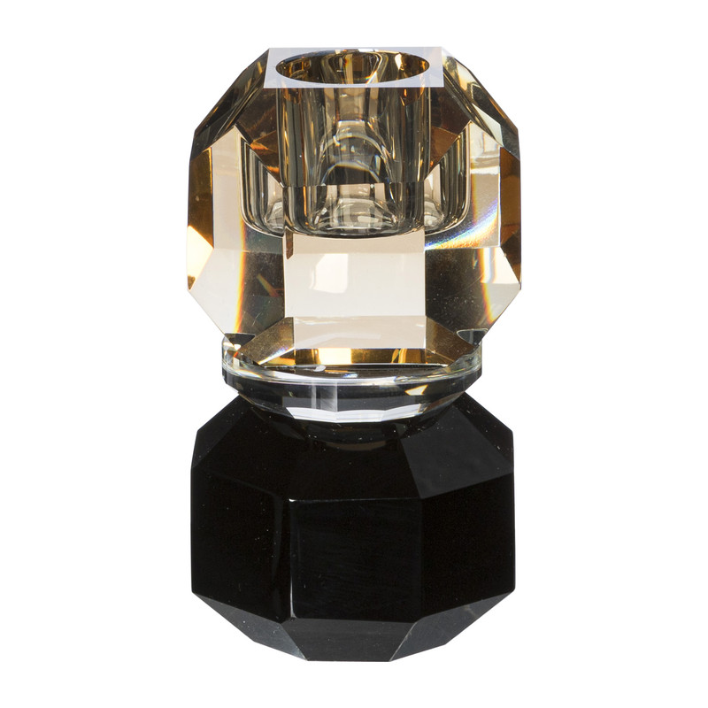 Dinerkaarshouder Kristal 2 Bol - glas - ?5,5x9 cm