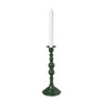 Kandelaar klassiek - groen - ø10.5x26 cm 