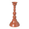 Kandelaar klassiek - terra - ø10.5x26 cm 