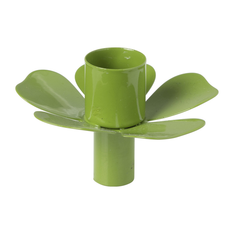 Kaarsenhouder voor fles bloem - diverse kleuren - ø7x5 cm