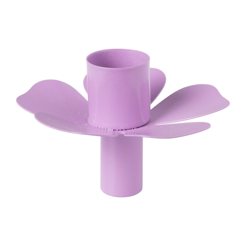 Kaarsenhouder voor fles bloem - diverse kleuren - ø7x5 cm