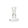 Kandelaar mini - transparant - ø6.5x9 cm