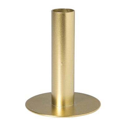 Kandelaar hoog - goud - ø8x10 cm