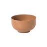 Waxinelichthouder laag - bruin - ø8x4.5 cm