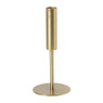 Kandelaar smal hoog - goudkleurig - ø9x19.5 cm