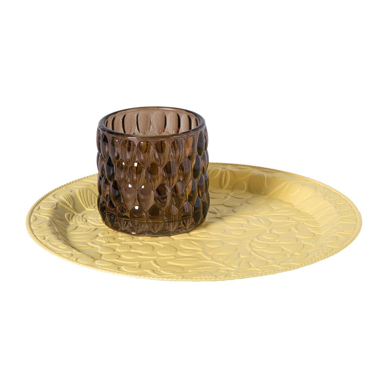 Plateau vrucht - geel - ø29x1.5 cm