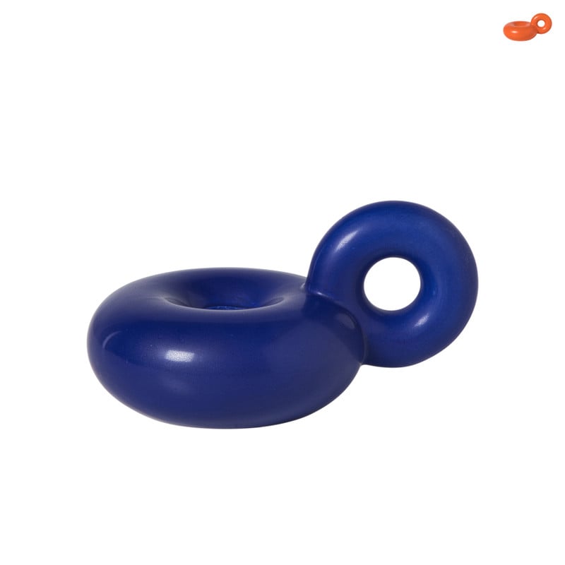 Kandelaar donut - ø16x8 cm - diverse varianten
