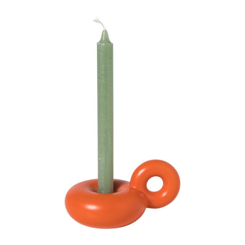 Kandelaar donut - ø16x8 cm - diverse varianten