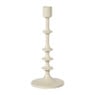 Kandelaar middel - beige - ø10x23.5 cm