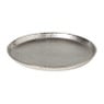 Plateau - zilverkleurig - ø25x2 cm