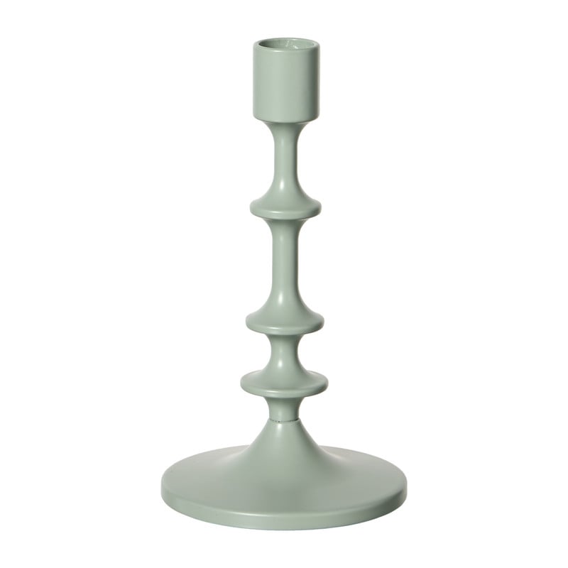 Xenos Kandelaar klein - mintgroen - &oslash;10x18.5 cm