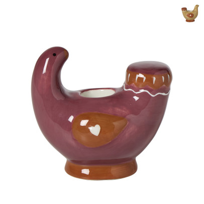 Kandelaar vredesduif laag - 9.2x8x6.2 cm - diverse varianten