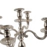 Kandelaar 5-arms - zilver - 50 cm