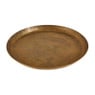 Decoratieplateau reliëf - antiek goud - Ø29 cm