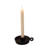Kandelaar - zwart - porselein