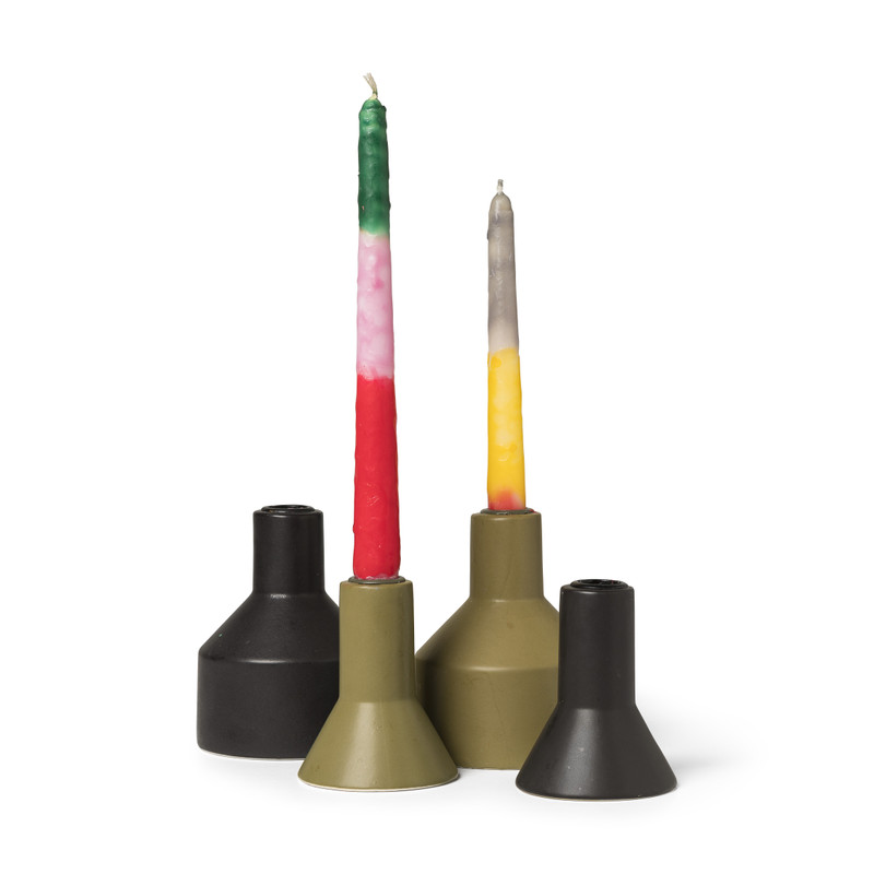 Dinerkaarshouder - zwart - 8x10 cm 