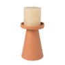 Kandelaar terra - ⌀10x20.5 cm