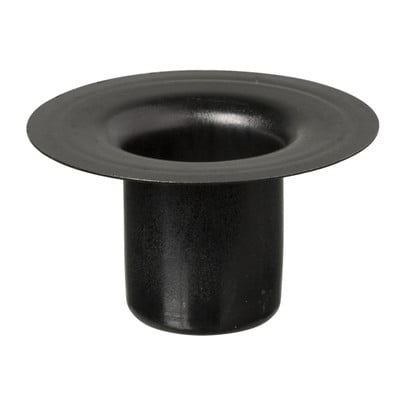 Kaarsenhouder voor fles - zwart - ø5x2.6 cm