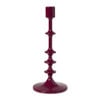 Kandelaar groot - bordeaux rood - ø10x18 cm