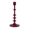 Kandelaar groot - bordeaux rood - ø10x18 cm