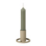 Kandelaar metaal klein - beige - 
