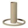 Kandelaar metaal groot - beige - 