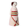 Kandelaar vrouw - rood - ø9x18.5 cm