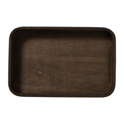 Tray hout S - donkerbruin - 3.5x25.5x15 cm