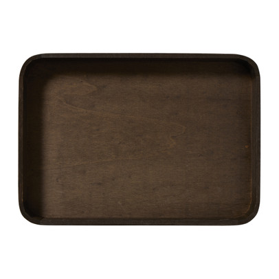 Tray hout L - donkerbruin - 3.5x34.5x24.5 cm