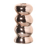 Kandelaar gedraaid groot - rosé goud - ø6.5x12 cm
