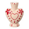 Kandelaar hartje - roze - 13x9.2x5.7 cm