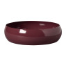 Plateau metaal - rood - 22.5x22.5x5.5 cm
