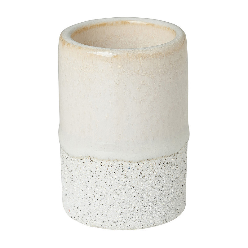 Keramisch plateau met theelichthouders - ø22 cm